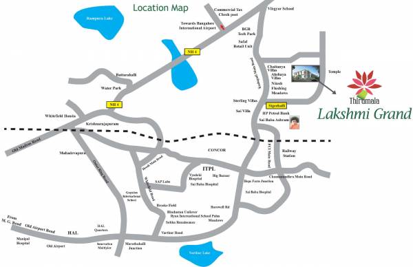 Images for Location Plan of Chowdeshwari Thirumala Lakshmi Grand