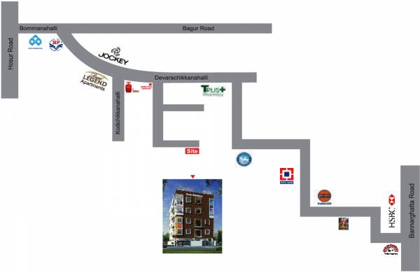 Images for Location Plan of Surath Suraj Residency Images for Location Plan of Surath Suraj Residency