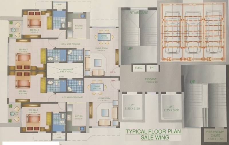  arihant-towers Images for Cluster Plan of MJ Shah Arihant Towers