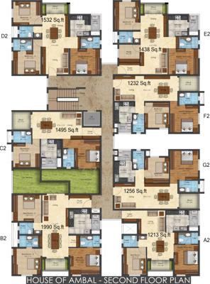 Images for Cluster Plan of Adroit House of Ambal Images for Cluster Plan of Adroit House of Ambal