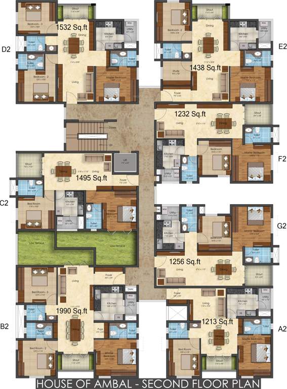 Images for Cluster Plan of Adroit House of Ambal