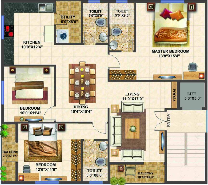Images for Cluster Plan of Surath Sunrise Dwelling