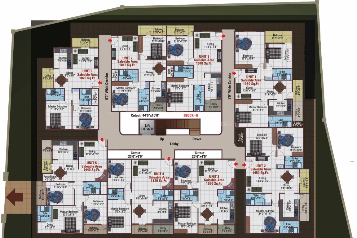 Images for Cluster Plan of 5 Elements Temple Bells Premier