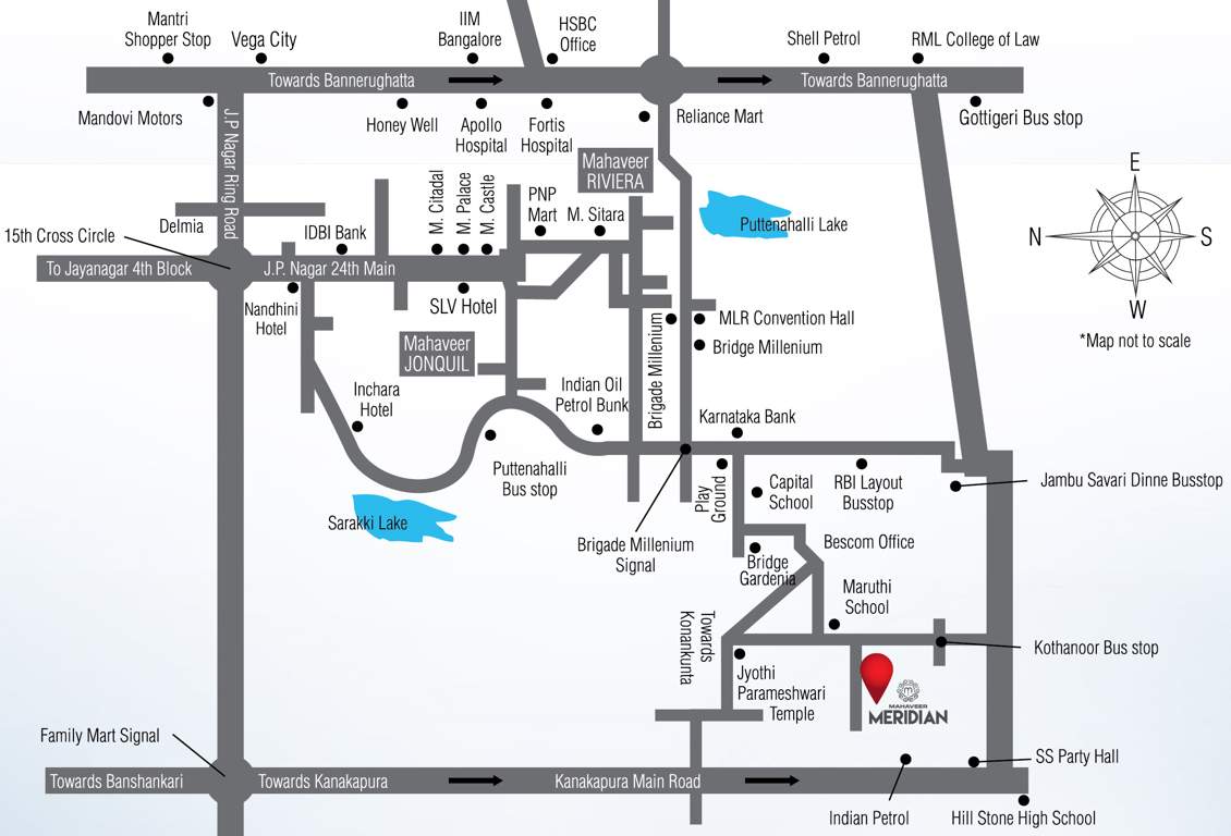 Images for Location Plan of Mahaveer Meridian