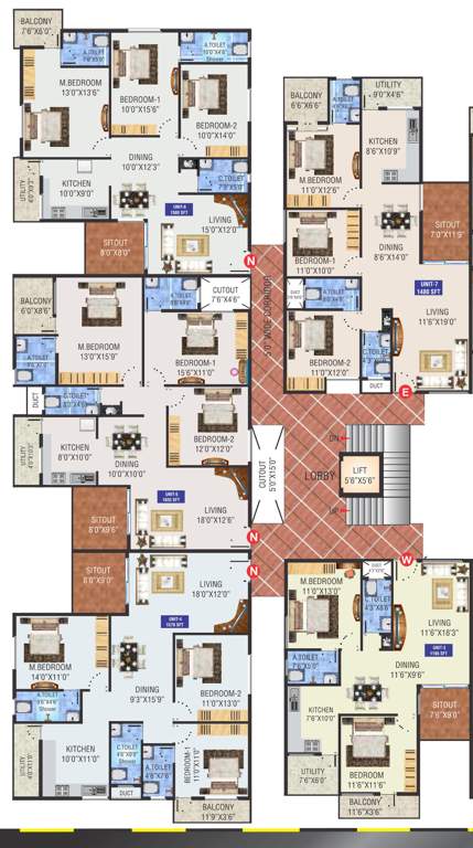 Images for Cluster Plan of 5 Elements Jnana Nivas