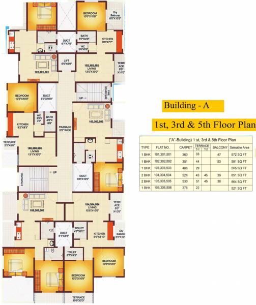 Building B Cluster Plan rutuja-heights Building B Cluster Plan