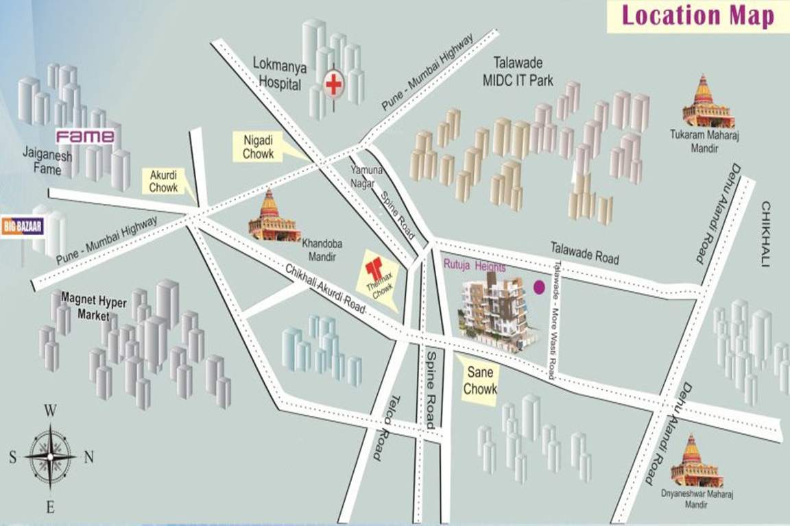  rutuja heights Images for Location Plan of Om RutujaHeights