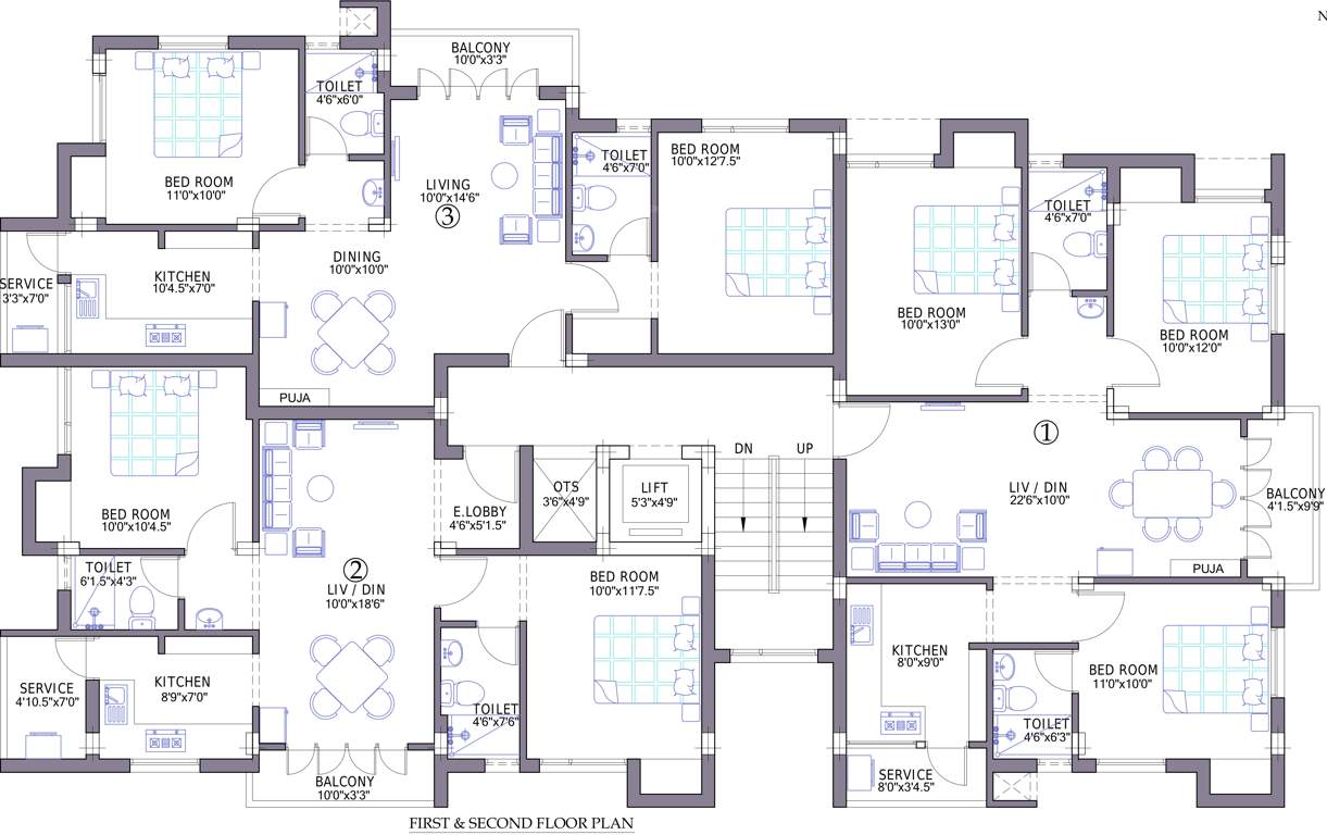 Images for Cluster Plan of Priams Syumbhu Ganapathy
