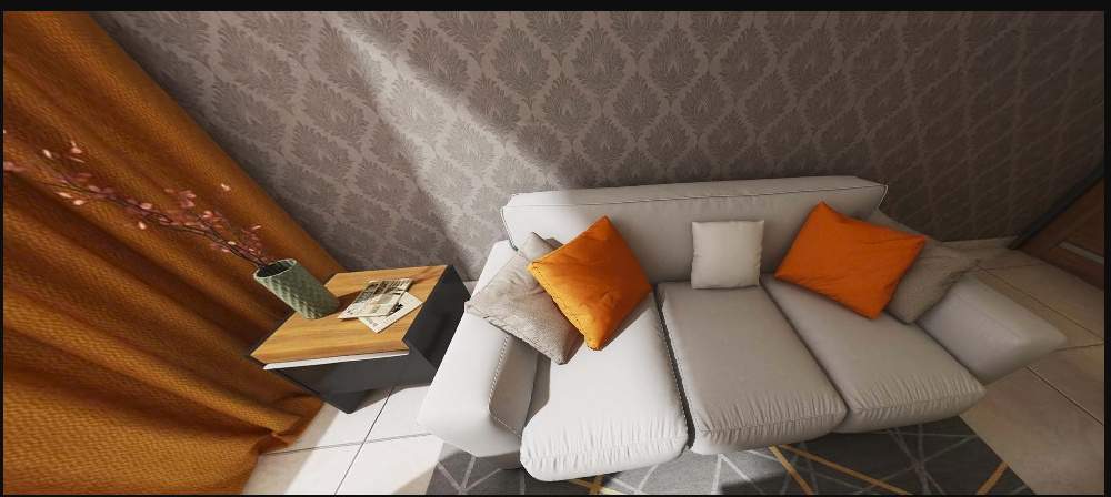  heights a and b wing Living Area