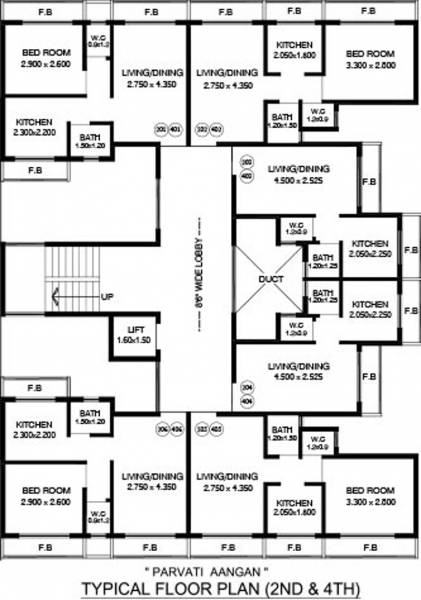 Images for Cluster Plan of RD Parvati Aangan