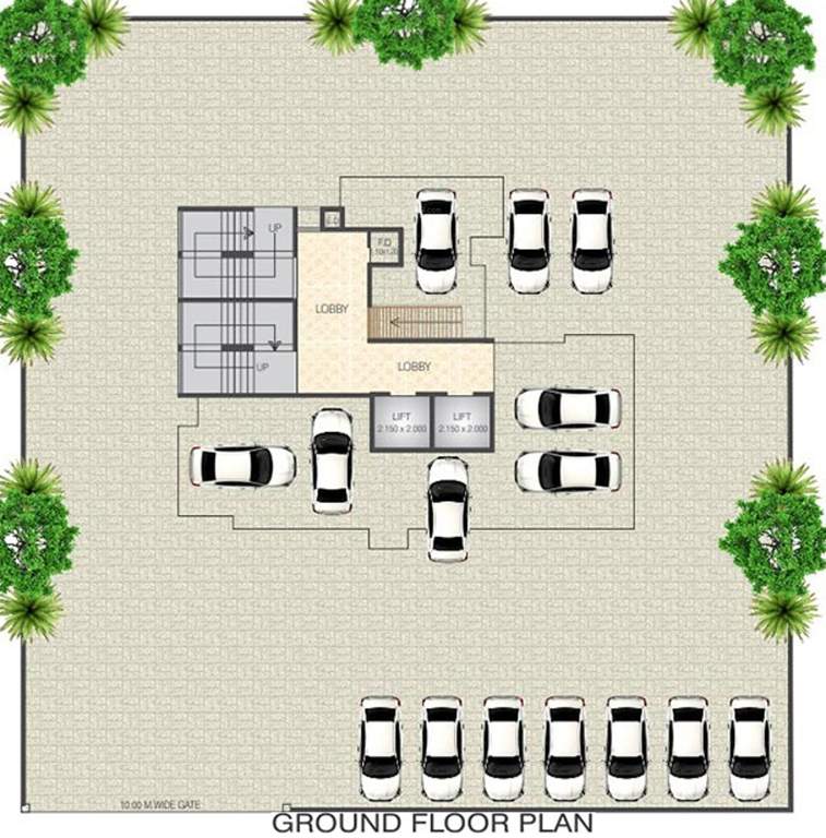 parvati emperia Images for Cluster Plan of RD Parvati Emperia