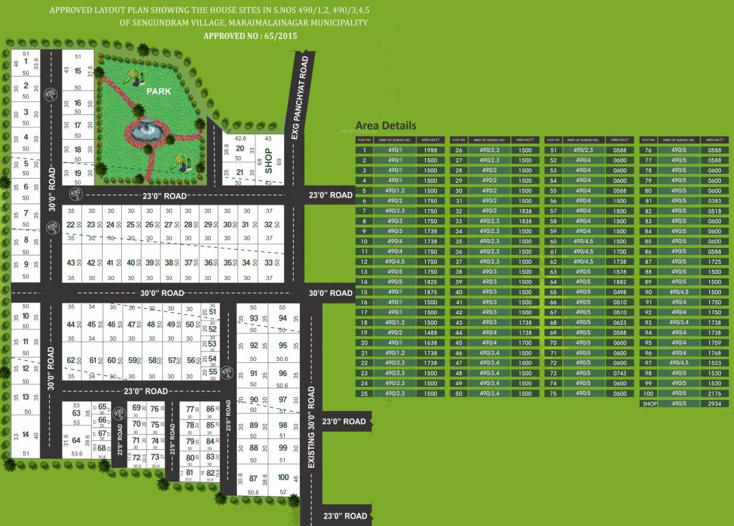 Images for Layout Plan of ABS Gowtham Kiran Avenue