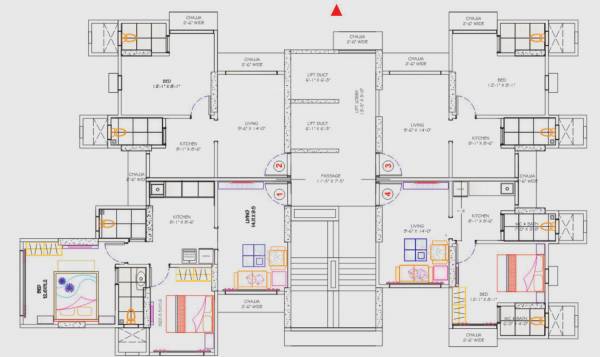  heights-bldg-2 Bldg 2 D Wing Kings Heights Cluster Plan