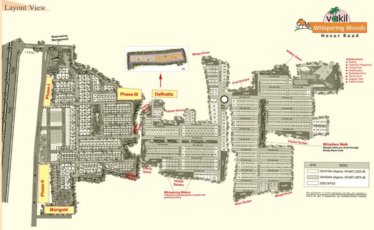  daffodils Images for Layout Plan of Vakil Daffodils
