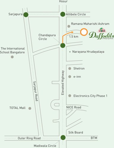 Images for Location Plan of Vakil Daffodils daffodils Images for Location Plan of Vakil Daffodils