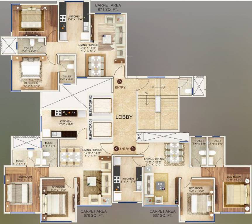 Images for Cluster Plan of MICL Aaradhya Residency