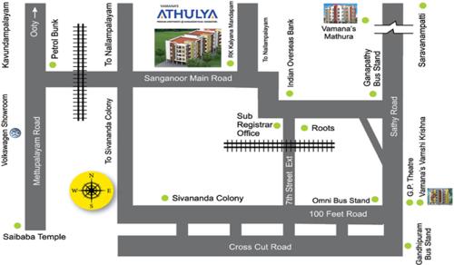  athulya Images for Location Plan of Vamana Athulya