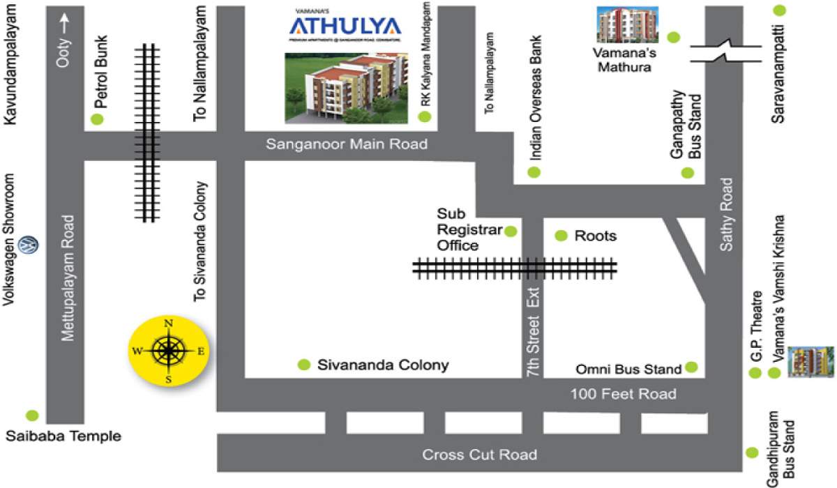  athulya Images for Location Plan of Vamana Athulya
