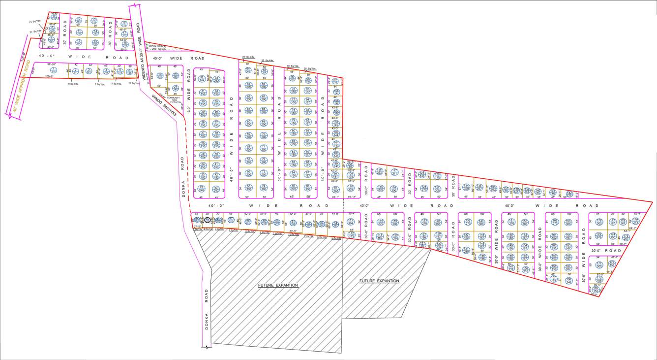  fortune villas Images for Layout Plan of Sampada Fortune Villas