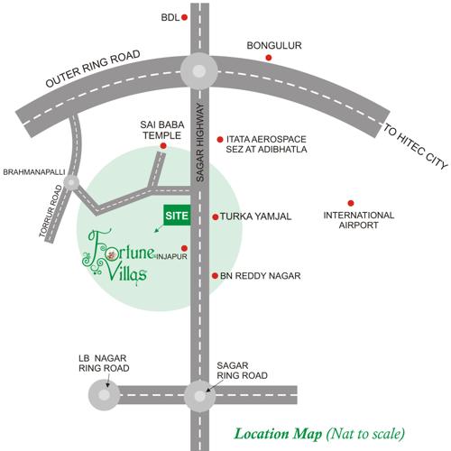  fortune-villas Images for Location Plan of Sampada Fortune Villas