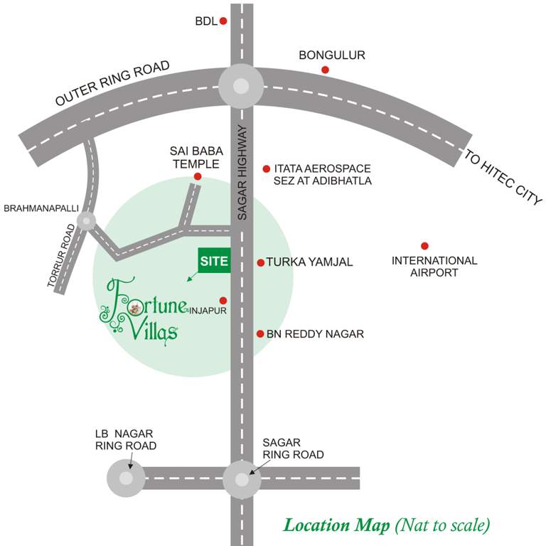  fortune villas Images for Location Plan of Sampada Fortune Villas
