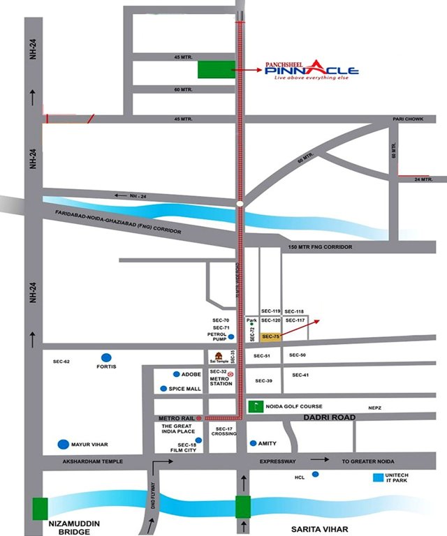 Images for Location Plan of Panchsheel Pinnacle