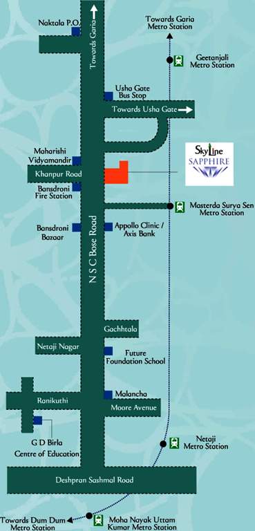  sapphire Images for Location Plan of Skyline Sapphire