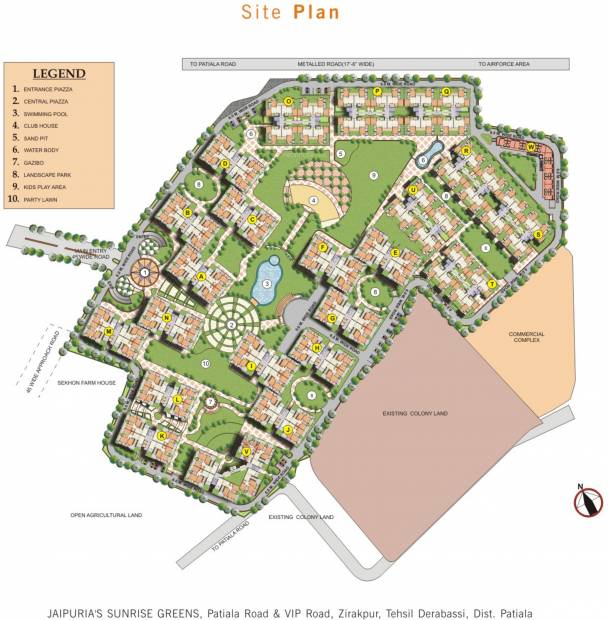 Images for Site Plan of Jaipuria Sunrise Greens