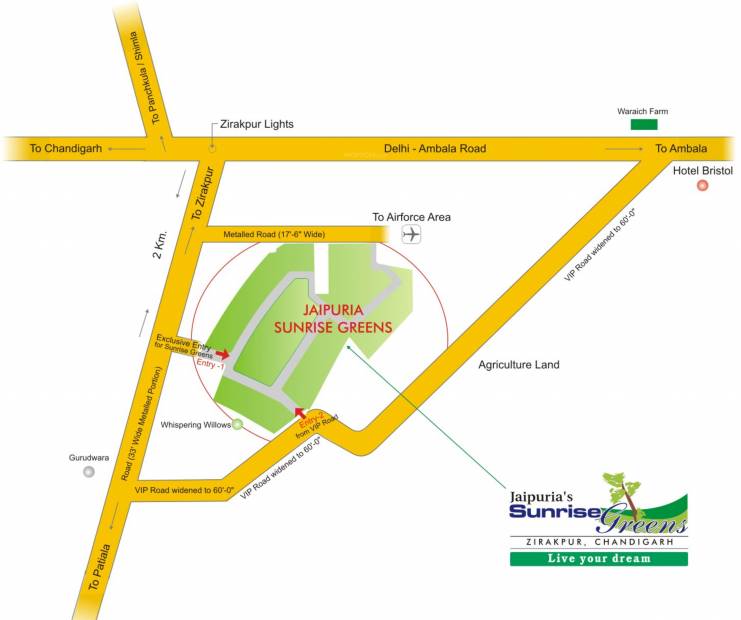 Images for Location Plan of Jaipuria Sunrise Greens