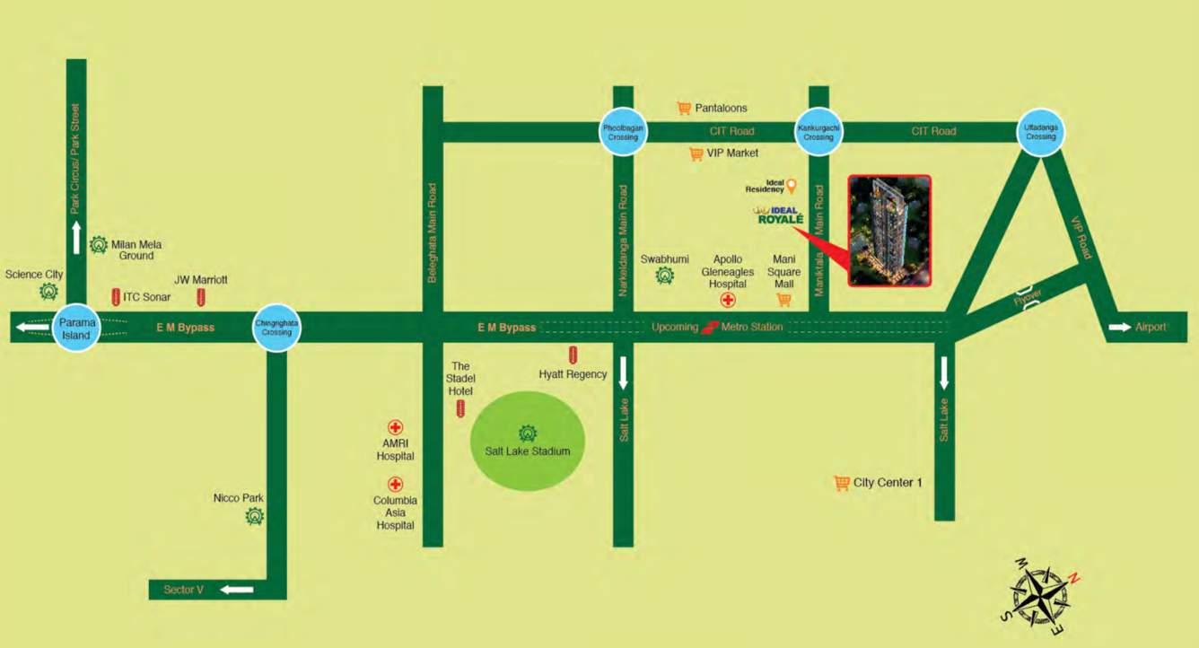  ideal royale Images for Location Plan of Ideal Ideal Royale