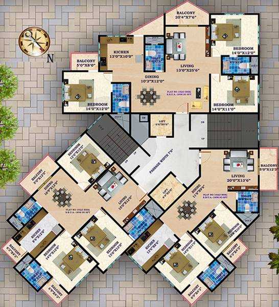 Images for Cluster Plan of Sankhya Terrace Gardens Images for Cluster Plan of Sankhya Terrace Gardens