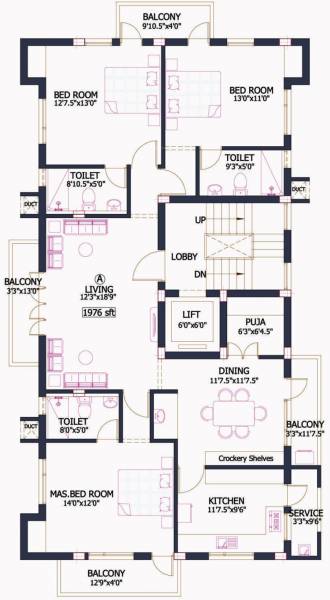 Images for Cluster Plan of Pushkar Belmont