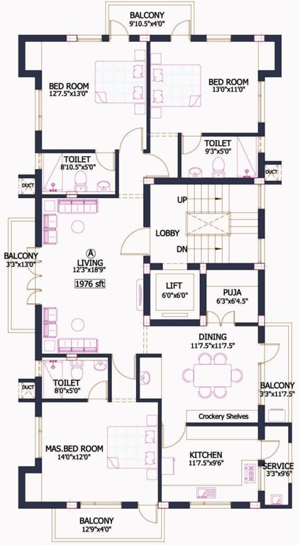 Images for Cluster Plan of Pushkar Belmont
