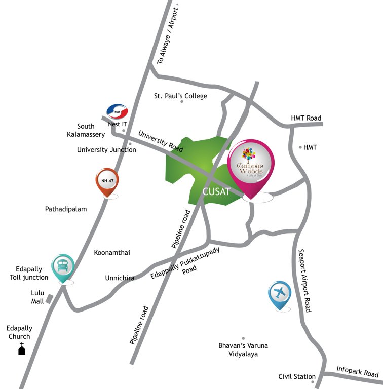  campus woods Location Plan
