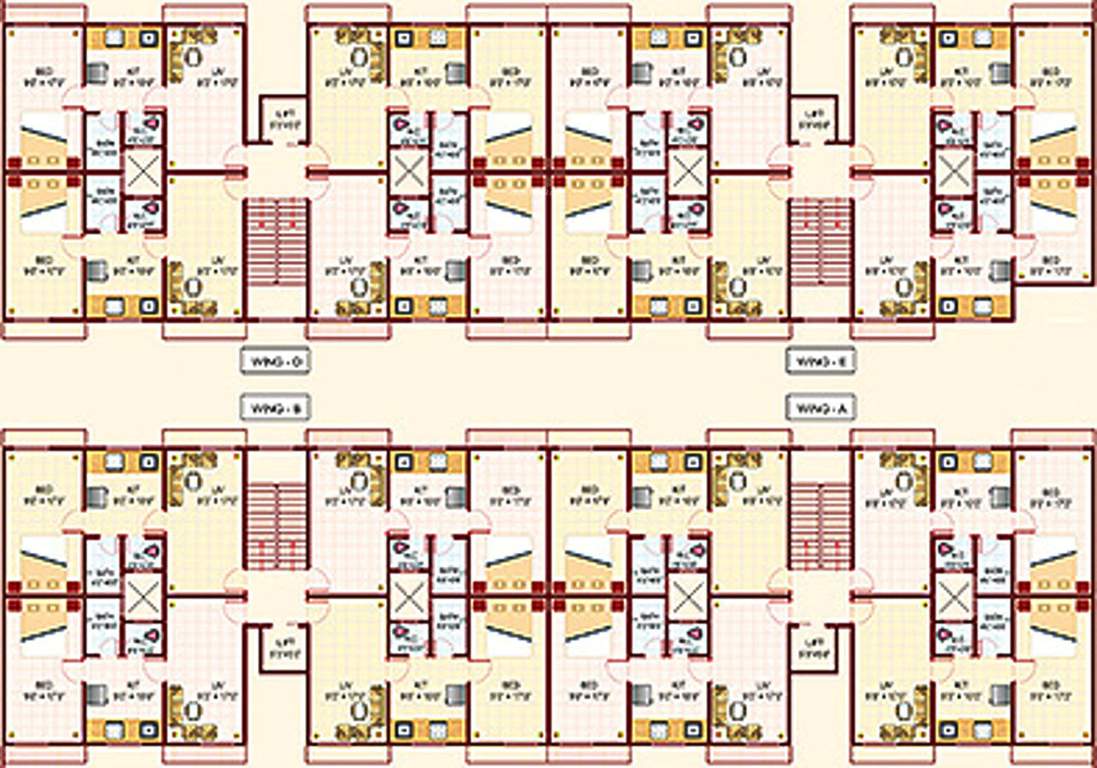  rani minnat enclave Images for Cluster Plan of KB Rani Minnat Enclave