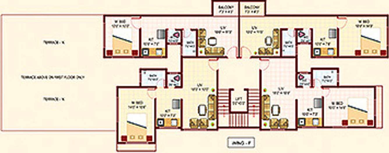  rani minnat enclave Images for Cluster Plan of KB Rani Minnat Enclave