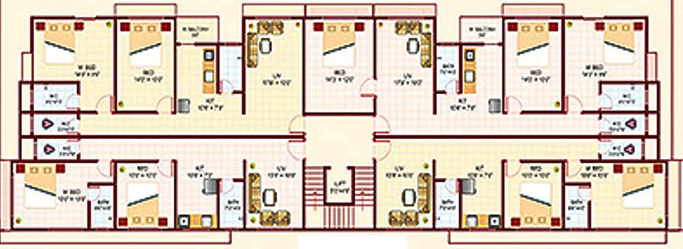  rani minnat enclave Images for Cluster Plan of KB Rani Minnat Enclave