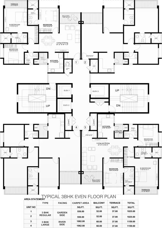 Images for Cluster Plan of Duville Riverdale Residences I