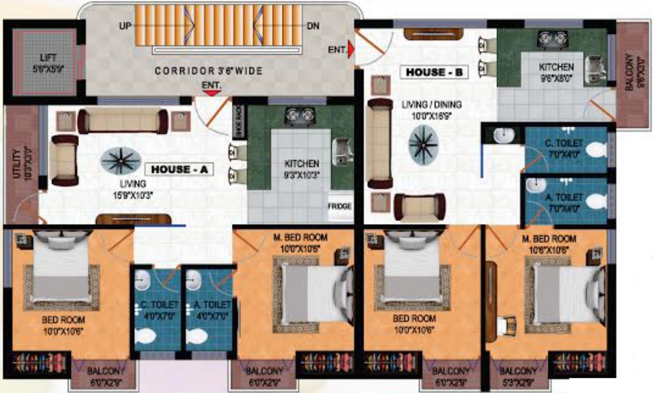Images for Cluster Plan of Geomac Esencia