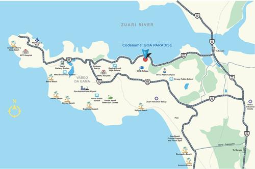  rio-de-goa Images for Location Plan of TATA Rio De Goa
