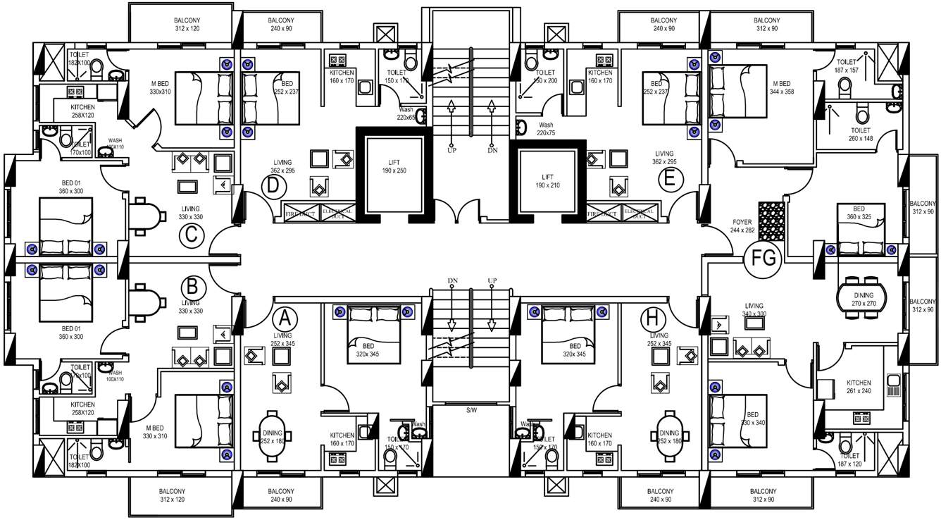 Images for Cluster Plan of Shwas Tetracore 22