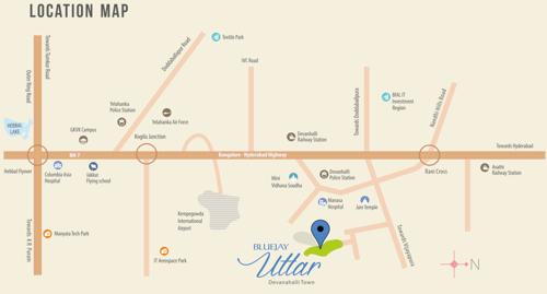 Images for Location Plan of Bluejay Uttar uttar Images for Location Plan of Bluejay Uttar