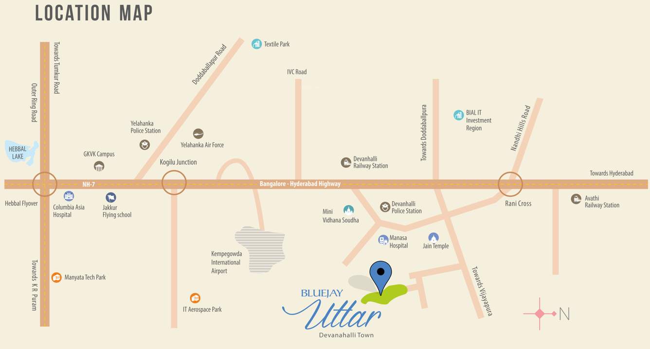 uttar Images for Location Plan of Bluejay Uttar
