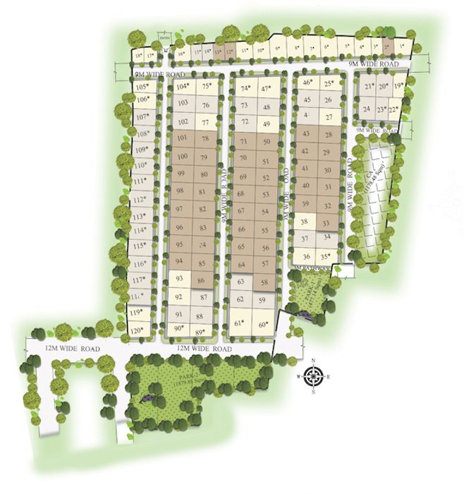 uttar Images for Master Plan of Bluejay Uttar