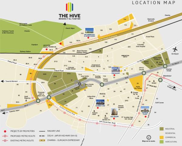 Images for Location Plan of Satya The Hive Commercial
