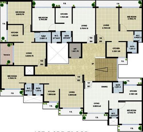 swastik-ratna Swastik Ratna Cluster Plan From 1st to 4th Floor