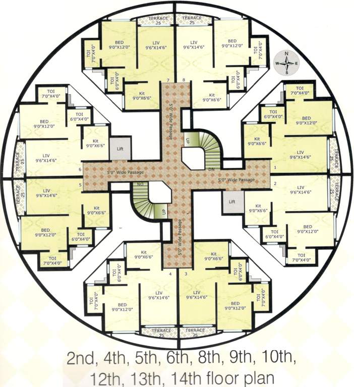 Images for Cluster Plan of Kapcon Bldg No 2 Daulat Imperia