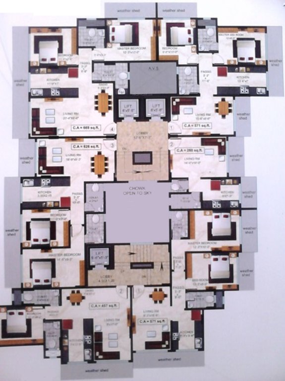 Images for Cluster Plan of Vas Pushp Vinod 15