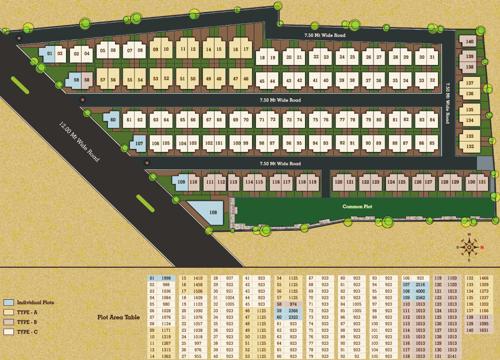  bungalows Images for Layout Plan of Labh Bungalows