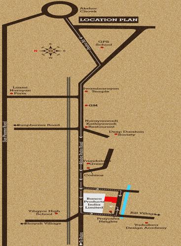  bungalows Images for Location Plan of Labh Bungalows